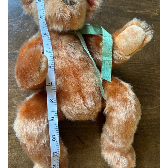 Ty Classic Skootch Ginger Teddy Bear Beanie Plush 2000 Bow Tie - Picture 5 of 6